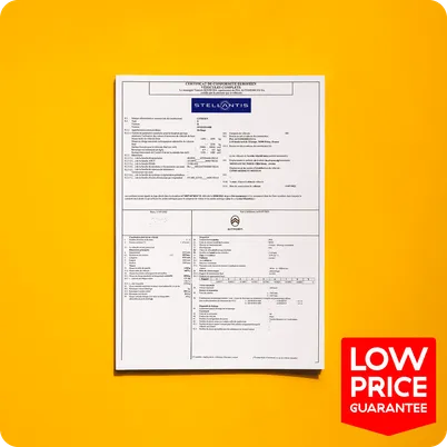 Citroen COC | Official Certificate of Conformity for Citroen