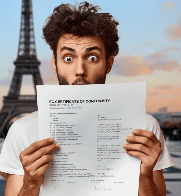 Registering an Imported Car in France